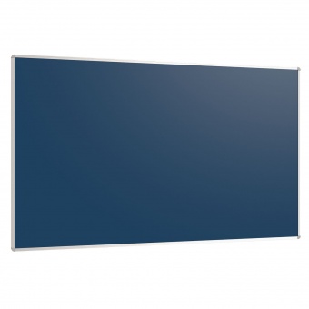 Langwandtafel, Stahlemaille blau, 120x200 cm HxB 